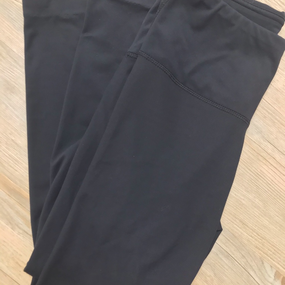 YOGALICIOUS BRAND LEGGINGS SIZE SMALL DARK GRAY